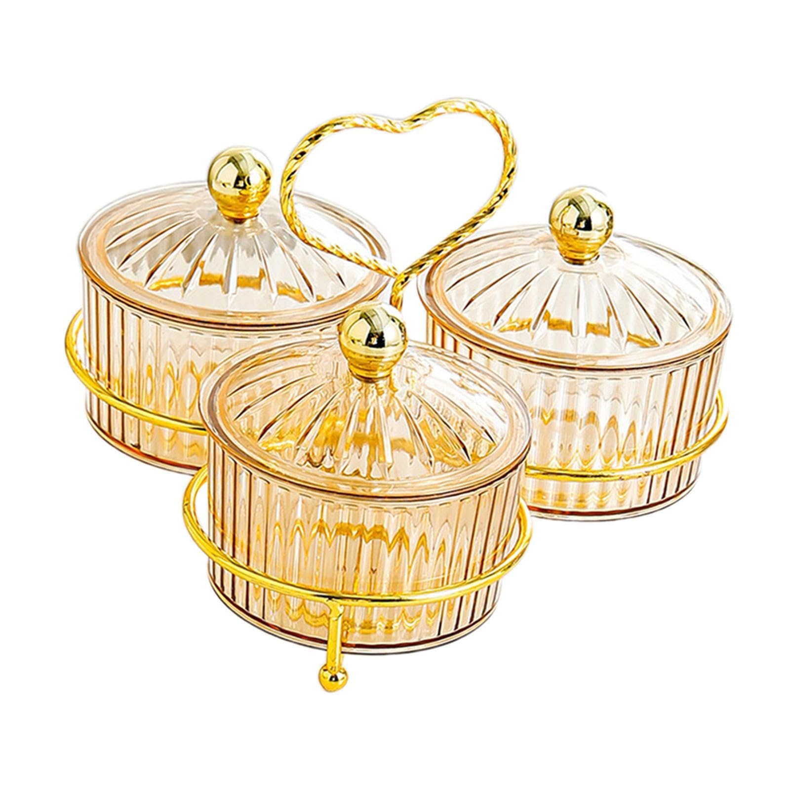 分割ドライフルーツプレート分割サービングディッシュ多目的前菜プレートパーティーカフェバー用食品保存容器 3 グリッド