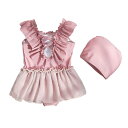 水着 ワンピース キッズ 女の子 フリル レースアップ キャップ付き スイムウェア 一体型 ガード ガールズ 女児 子供 幼稚園 保育園 スクール水着 スイムウェア 海 温泉 夏 旅行 ベビー 水遊び かわいい