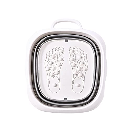 フットバス 足湯 足湯器 足湯用バケツ 折りたたみ 足湯桶 足湯ばけつ 持ち手付き フットマッサージ 疲..