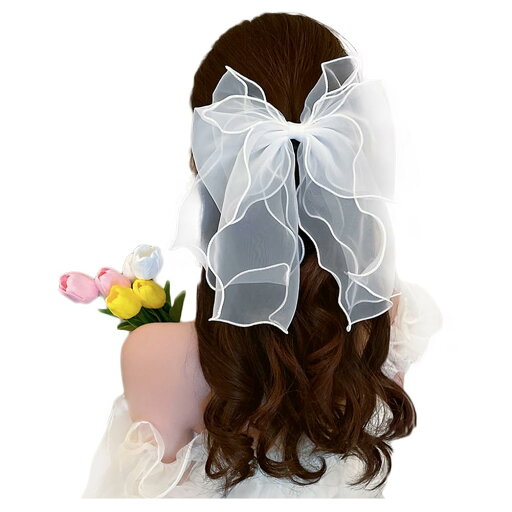 髪飾り 長いリボン ヘアアクセサリー 美しい チュール リボン ヘアクリップ蝶結び 森ガール 姫系 パール ヘアリボン 花嫁 結婚式 誕生日 パーティー 発表会 演奏会 1PC 髪飾り 長いリボン ヘアアクセサリー 美しい チュール リボン ヘアクリップ蝶結び 森ガール 姫系 パール ヘアリボン 花嫁 結婚式 誕生日 パーティー 発表会 演奏会 1PC