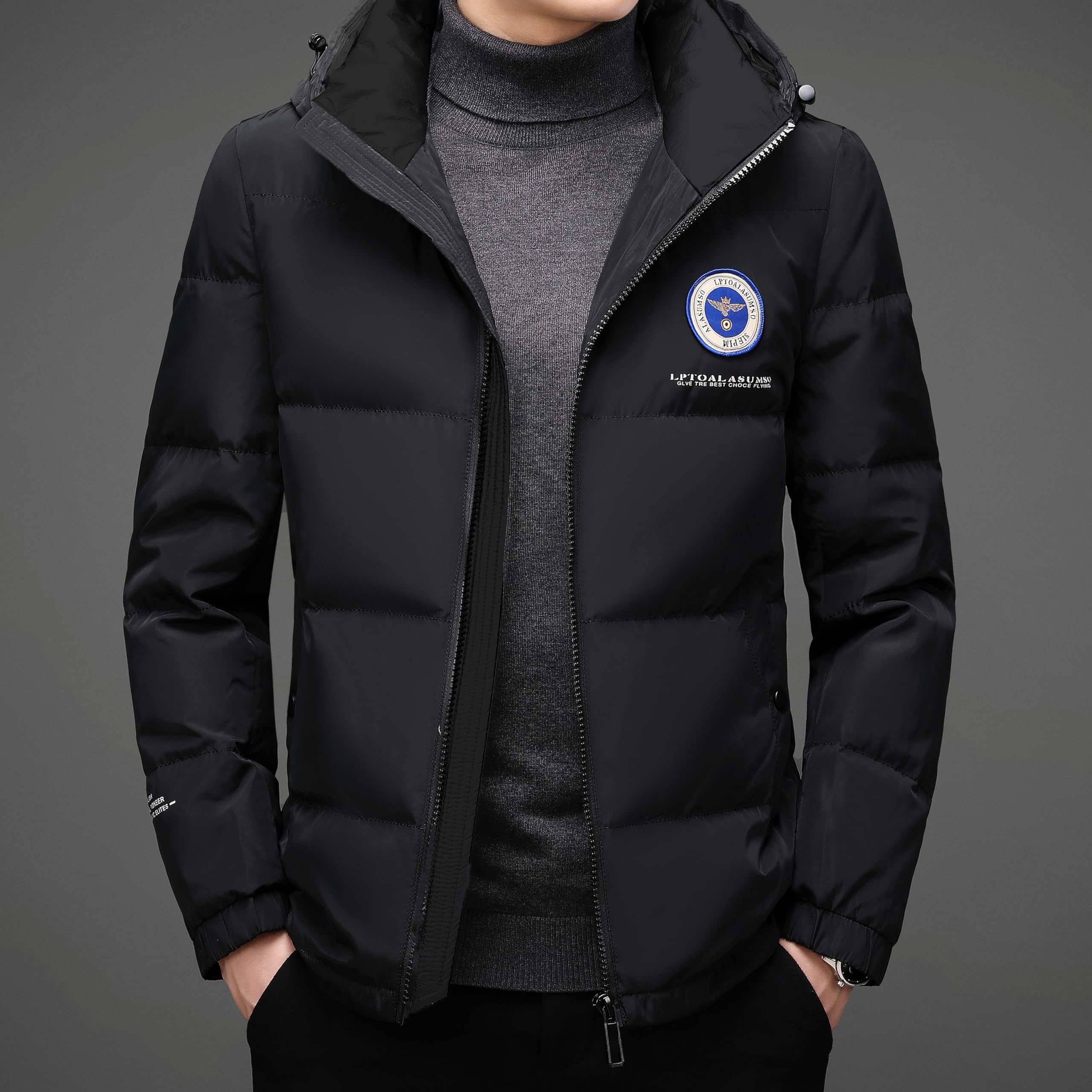 ダウンジャケット メンズ カジュアル コート ライトダウンジャケット 人気 アウター 無地 通勤 保温ジャケット 春秋冬 分厚い 防寒 防風 暖かい 通学