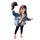 子供服 デニムコート デニムジャケット ジージャン 長袖 女の子 男の子 ジャンパー アウター 春秋 ゆったり 韓国ファッション お出かけ 可愛い おしゃれ 普...