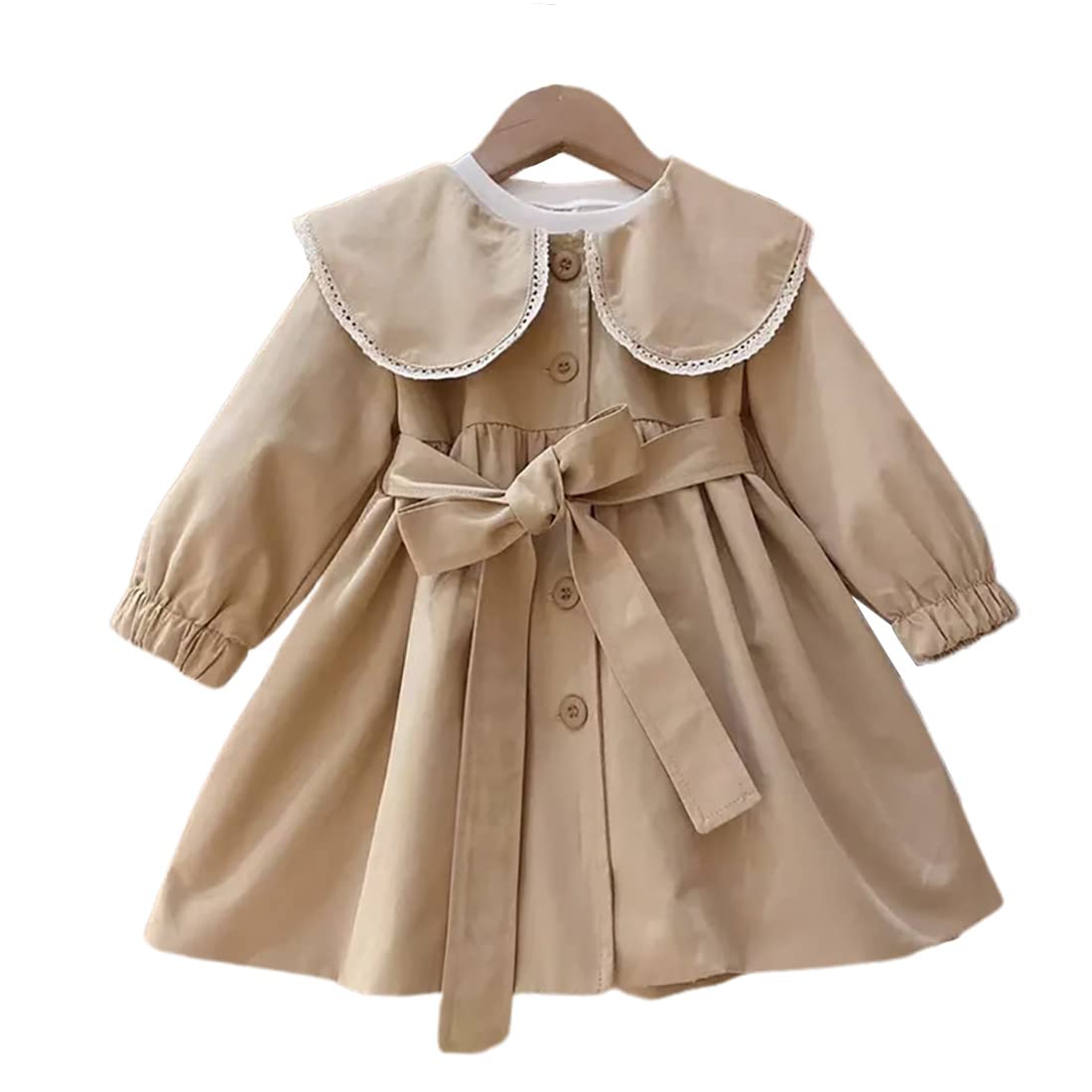 キッズ 女の子 アウター 春秋 長袖 子供コート スプリングコート ウインド ブレーカー 薄手 カジュアル 防風 防寒 通園 通学