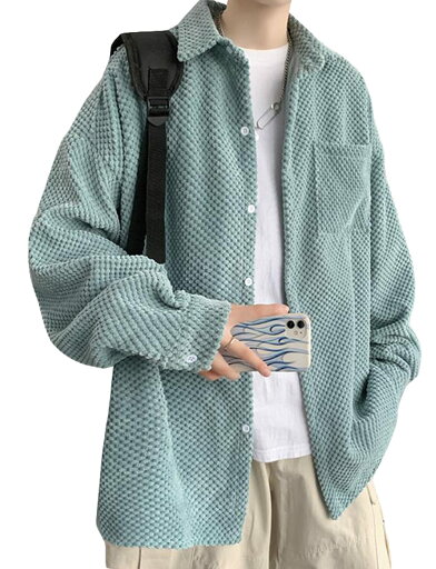 メンズ シャツ 長袖 ゆったり コーデュロイシャツ カジュアル オーバーサイズ ドロップショルダー 無地 シャツジャケット ビッグシルエット 胸ポケット ファッション 秋服 アウター メンズ シャツ 長袖 ゆったり コーデュロイシャツ カジュアル オーバーサイズ ドロップショルダー 無地 シャツジャケット ビッグシルエット 胸ポケット ファッション 秋服 アウター