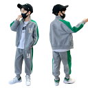 キッズ 男の子 ジャージ 上下セット パーカー ロングパンツ フード付き 春秋 子供服 スウェット セットアップ シンプル 運動着 スポーツウェア カジュアル ...