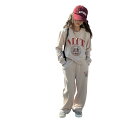 子供服 ジャージ 2点セット 上下セット セットアップ パーカー アウター スウェット 女の子 運動着 キッズ服 スポーツウェア 上下 パンツ ガールズ カジュ...