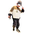 春秋 男の子 セットアップ スポーツウェア 2点セット 子供服 長袖 プルオーバー ロングパンツ ズボン トレーニングウェア カジュアル ジャージ ボーイズ ジ...