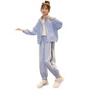 ジャージ 子供服 女の子 スウェット 長袖 トレーナー 上下セット 2点セット ガールズ スポーツウェア 運動着 韓国風 パーカー ジュニア ゆったりセットアッ...