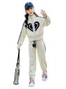 子供服 女の子 ジャージ 上下セット 2点セット シンプル 運動着 体育 ガールズ おしゃれ キッズ スウェット 長袖 スポーツウェア
