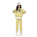 子供服 女の子 ジャージ 上下セット パーカー スウェット パンツ 2点セット ガールズ スポーツウェア セットアップ カジュアル ルームウェア 運動着 普段着...