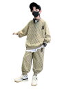 ジャージ 男の子 上下セット 子供服 セットアップ スウェット ボーイズ スポーツウェア 春秋 運動着 カジュアル 長袖 ジュニア服 普段着 通園 通学 120...