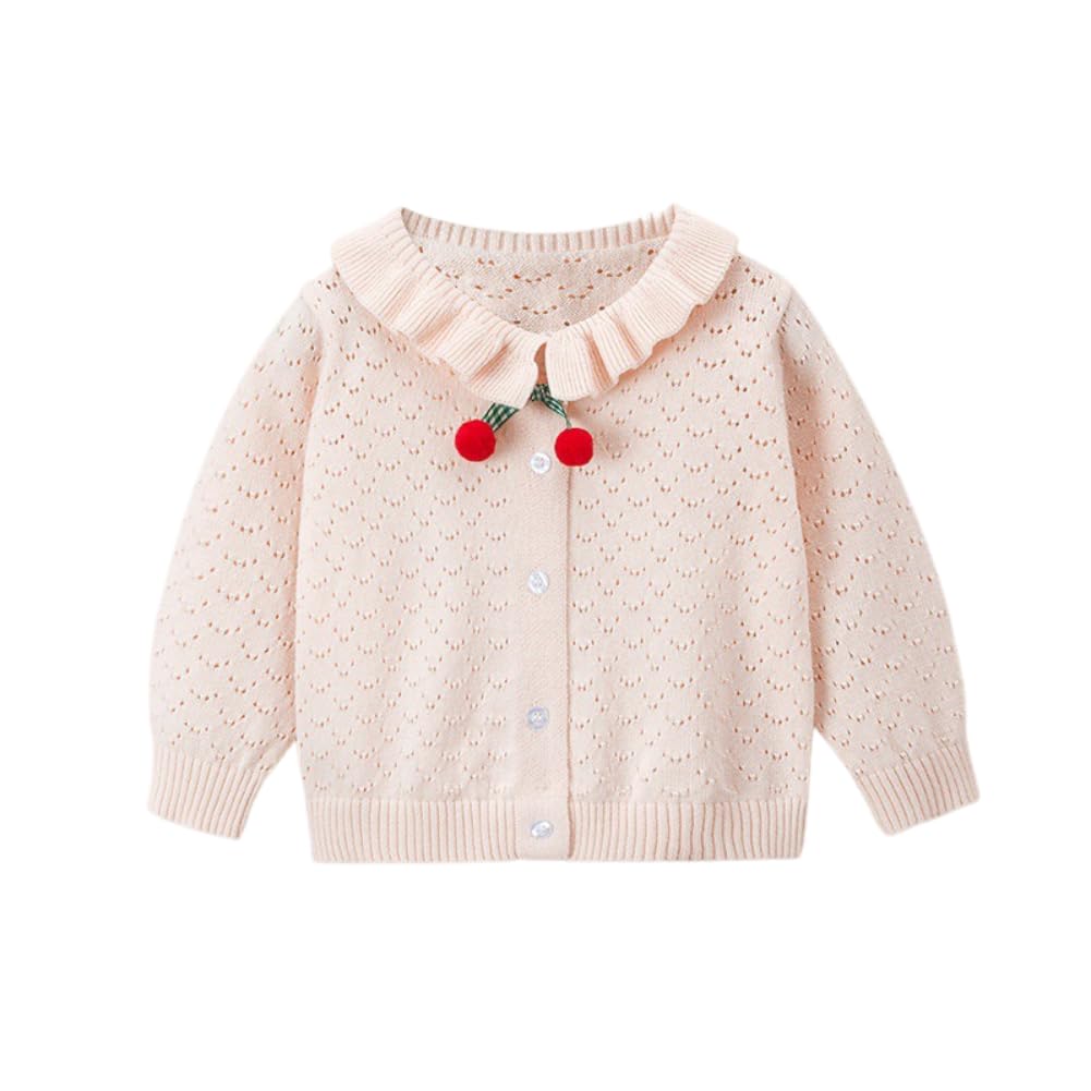 ベビー ニット セーター カーディガン ベビー服 女の子 羽織り ス コート 赤ちゃん ボレロ ジャケット 子供服 長袖 防寒着 新生児 服 前開き 可愛いチェ...