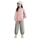 ジャージ 女の子 上下セット 子供服 スウェット スポーティー トレーナー スポーツウェア セットアップ キッズ服 長袖 ロングパンツ 春服 110-160