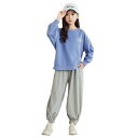 ジャージ 女の子 上下セット 子供服 スウェット スポーティー トレーナー スポーツウェア セットアップ キッズ服 長袖 ロングパンツ 春服 110-160