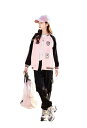 子供服 女の子 ジャージ 上下セット ガールズ ジッパー パーカー ワイドパンツ 2点セット キッズ服 運動着 おしゃれ スウェット 長袖 スポーツウェア ジュ...