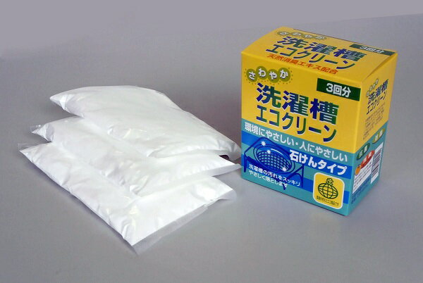 激安　さわやか洗濯槽エコクリーン　3回分（日本製）
