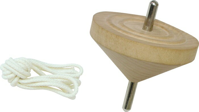 【超特価】木製知育玩具　鉄芯ゴマ（無着色）