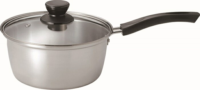 ニルワーカ　IH対応ステンレス製片手鍋18cm