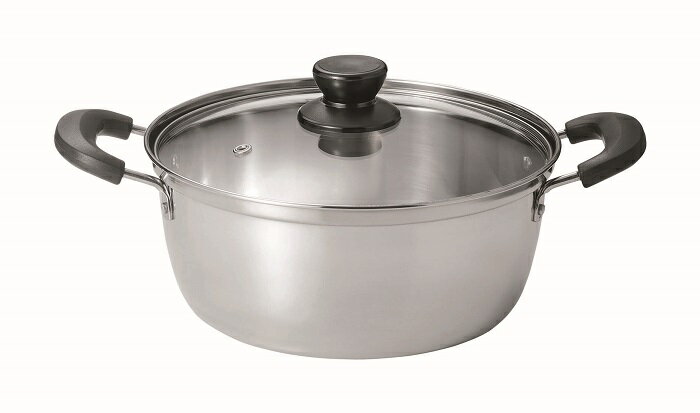 NIRWAKA -ニルワーカ- IH対応 ステンレス製両手鍋 22cm