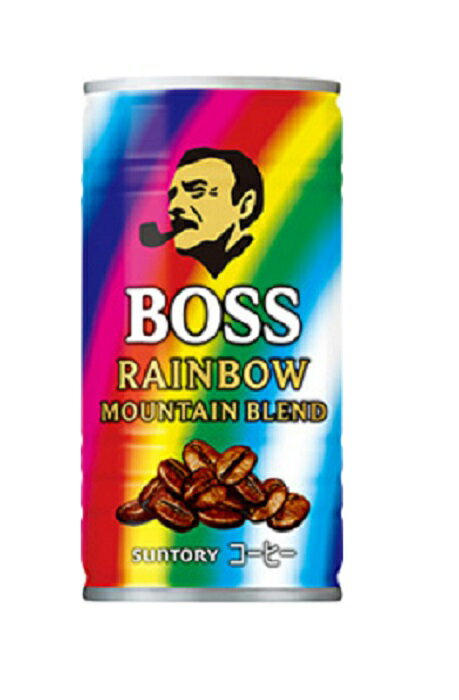 サントリー　ボスレインボーマウンテンブレンド185g缶×30本【お得な3ケース90本】（代引き不可・沖縄県..
