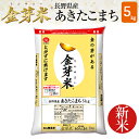 【新米】金芽米　長野あきたこまち5kg【送料込】【令和元年産】※BG無洗米・LPS（リポポリサッカライド）が豊富（きんめまい・お米）