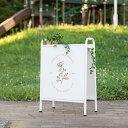 【クーポンあり!】【本体販売】看板 店舗用 スチールフレーム W500mm×H710mm×D260mm 表示面サイズ約:W460×H500mm 立て看板 A型看...