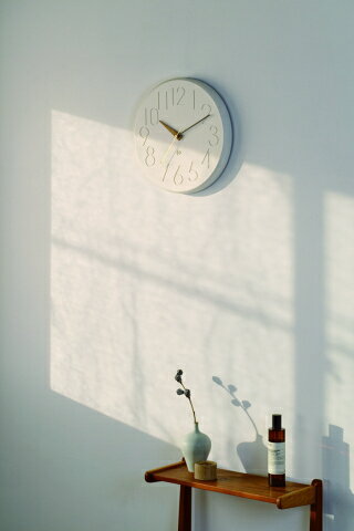 【全商品ポイント10倍】 掛け時計 時計 短針木 高級感 北欧 インターフォルム インテリア おしゃれ 壁掛け Smuk-[スムーク]  cl-4168【スイープムーブメント】 [2]