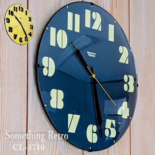 樂天商城 - 【安心の1年保証】【ポイント10倍】 掛け時計 北欧 インターフォルム インテリア 静音 おしゃれ 壁掛け Something Retro-[サムシング レトロ]　　cl-3710 【スイープムーブメント】