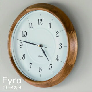 樂天商城 - 【安心の1年保証】【ポイント10倍】 掛け時計 高級感 北欧 インターフォルム インテリア 静音 おしゃれ 壁掛け Fyra-[フィ－ラ]　　cl-4254 【スイープムーブメント】