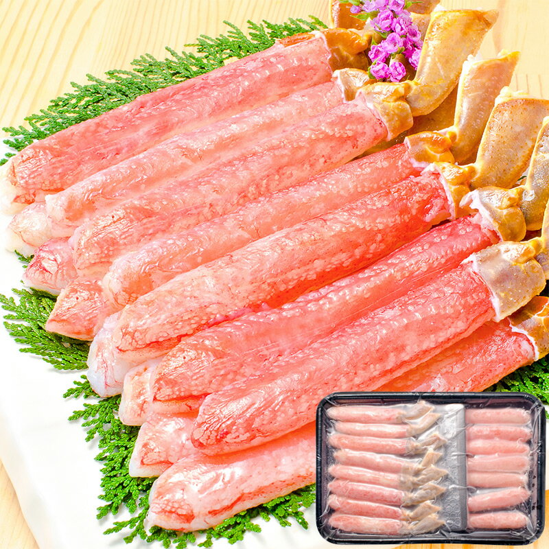 超特大 5L ズワイガニ ポーション かにしゃぶ お刺身用 冷凍総重量 500g 15本入り 生食用 かに カニ 蟹 ポーション ずわいがに ギフト 贈答用 お歳暮 海鮮おせち おせち 単品おせち