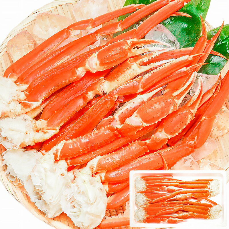 送料無料 ズワイガニ×1箱 3Lサイズ 2kg 本ズワイガニ5肩前後 解凍するだけでOK ボイル冷凍ズワイガ二セクション ズワイガニ ずわいがに かに カニ 蟹...