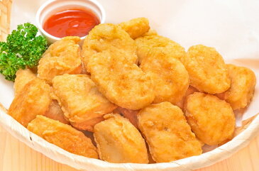 送料無料 チキンナゲット 1kg 約45個前後入りの業務用【チキンナゲット チキン ナゲット から揚げ 唐揚げ からあげ 冷凍食品 お弁当 お惣菜 フライ 業務用】【smtb-T】