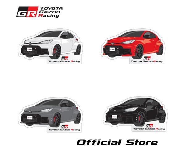 GR YARIS ダイカット ステッカー2枚セット TGR collection 公式グッズ