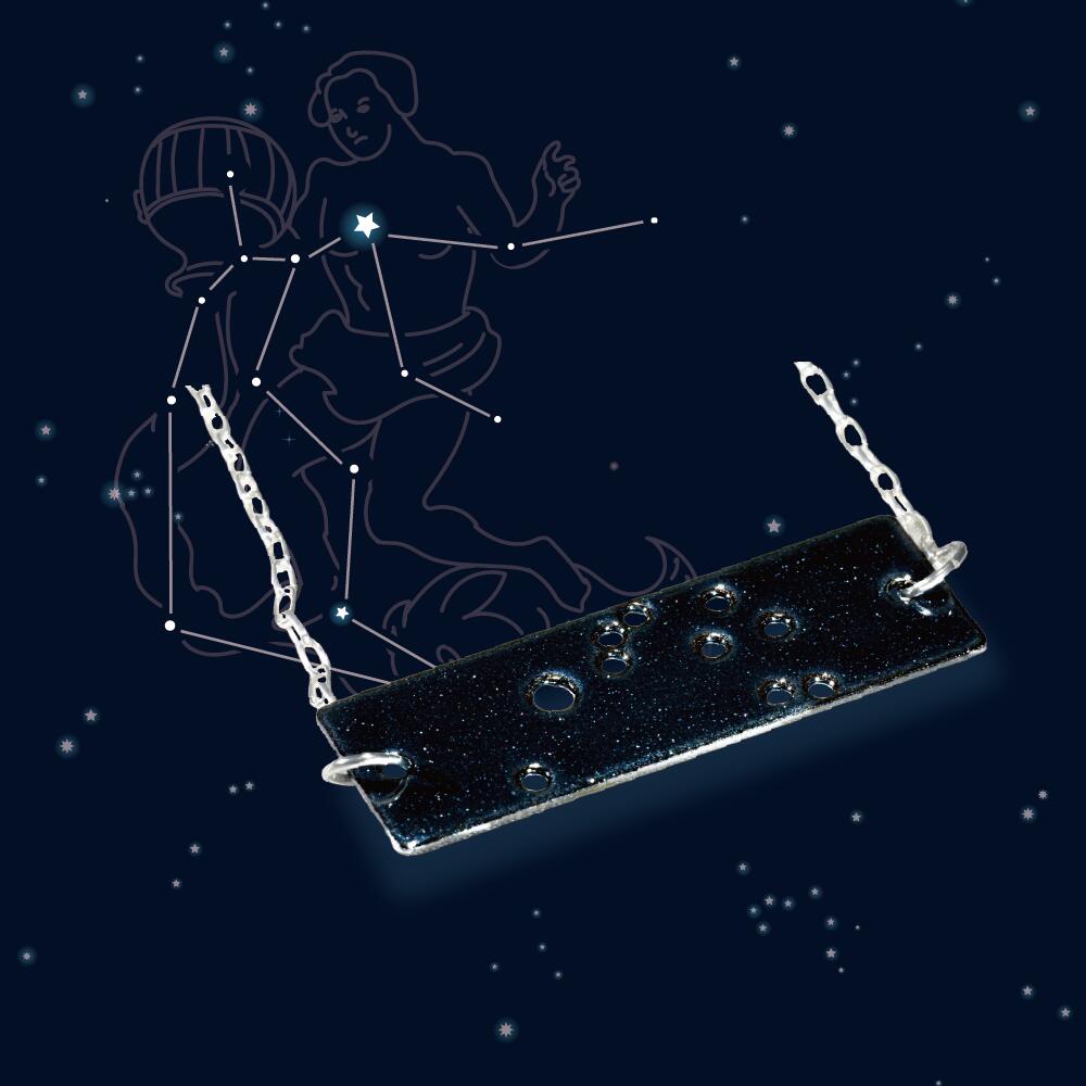 AQUARIUS 水瓶座【Astrocolors(アストロカラーズ)】【Unomismo公式】【送料無料】スパークルブラック ラメ みずがめ座 Unomismo...