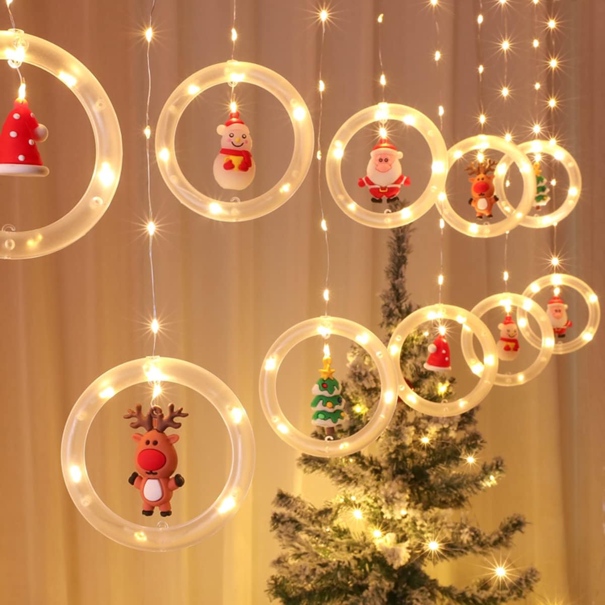 乐天商城 - クリスマスツリー 電飾 クリスマスイルミネーション 屋内屋外兼用 クリスマス 飾り led 防水 イルミネーションライト