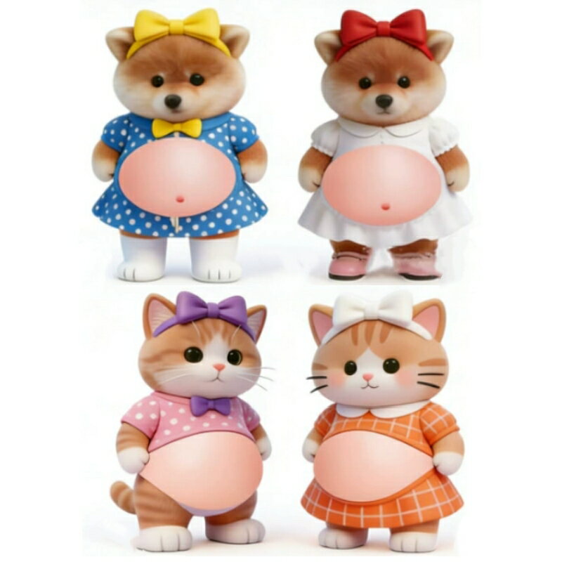 デブ犬 デブ猫 ぷにぷにシール 3D柔らかいお腹 ぷくぷくシール 柴犬ステッカー 3Dソフト腹付 携帯電話飾り用 手帳用 日記帳用 手芸用品 ストレス解消おもちゃ 柴犬デザイン クッションステッカー ぷっくりお腹 癒しグッズ 自動車アクセサリー 冷蔵庫マグネット