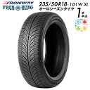 【タイヤ交換可能】【送料無料】【2025年製】オールシーズンタイヤ 235/50R18-101W XL FRONWAY FRONWING A/S【タイヤ1本】輸入たいや フロンウェイ 235/50R18 23550R18 2355018 235/50/18 フロンウェイ タイヤ サマータイヤ たいや 夏タイヤ 低燃費