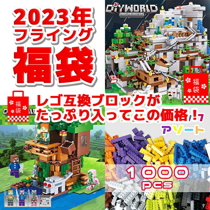 【送料無料・数量限定20個】2023年 レゴ互換ブロック福袋 洞窟シリーズ+互換ブロック1000psc+ツリーハウス知育玩具 LEGO互換製品 マイクラ風 おしゃれ かわいい 北欧 男の子 女の子 キッズ KIDS 人気 ふくぶくろ フクブクロ（LEGO純正のブロックとは異なります。）