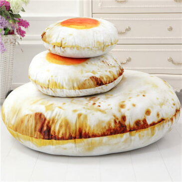 目玉焼き クッション リアルクッション ギフト プレゼントに最適 おもしろグッズ 抱き枕 食べ物 ぬいぐるみ 抱き枕 芝居道具 誕生日 プレゼント クリスマス 抱き枕 かわいい 兼用 フワフワ 癒し タルト90CM