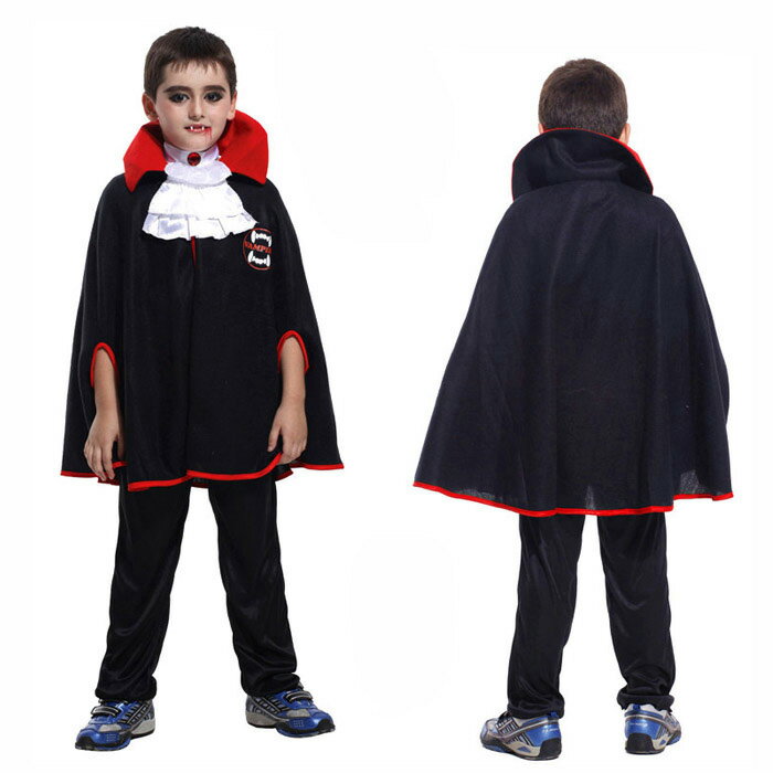 送料無料 ハロウィン 衣装 子供 ヴァンパイア コウモリ コスプレ 吸血鬼 ドラキュラ ハロウィン コスチューム 悪魔 ハロウィン衣装 仮装 コスプレ 演出服 舞台　ステージ　服 衣装