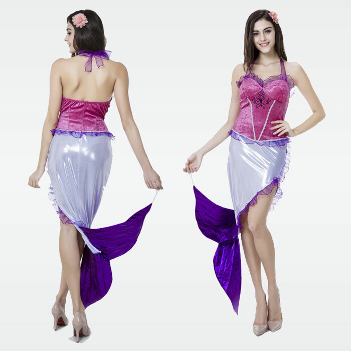 ハロウィン 衣装 レディース 大人用 お姫様 人魚 マーメイド アニマル 童話 ハロウィン 仮装 舞台 ステ..