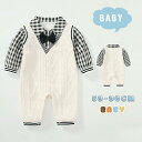 子供服 男の子 ベビー フォーマル スーツ ベビー服 ロンパース カバーオール 蝶ネクタイ 赤ちゃん 子供 男の子 ベビーロンパース オールインワン おしゃれ 出産祝い 結婚式 誕生日 お宮参り お食い初め 59/70/80/90cm(4)