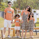 家族おそろい服 親子ペア tシャツ ペアワンピース ペアルック 半袖tシャツ シャツ メンズ 親子お揃い リゾート メンズtシャツ レディースワンピース メンズ...