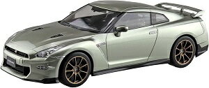 青島文化教材社 1/32 楽プラ スナップキット No.03-MJ ニッサン R35 NISSAN GT-R 2024 ミレニアムジェイド [問屋取寄]