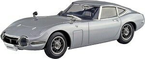 青島文化教材社 1/32 楽プラ スナップキット No.06-SS トヨタ 2000GT サンダーシルバーメタリック [問屋取寄]