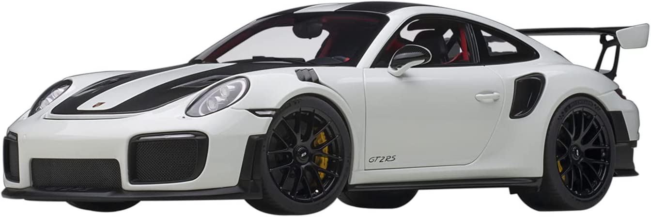 オートアート 1/18 ポルシェ 911 （991.2） GT2 RS ヴァイザッハ・パッケージ （ホワイト/カーボンブラック） ミニカー