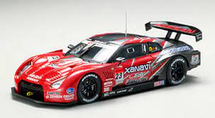 EBBRO Gu 1/43 UiB jX GT-R LDF tW2008 #23 44127 [≮]