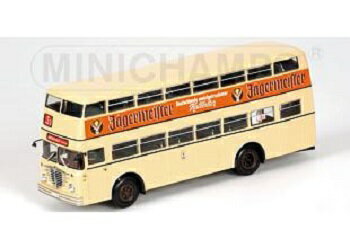 MINICHAMPS DP 1/43 BUSSING 2階立バス JAGERMEISTER [問屋取寄]