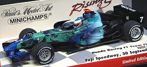 MINICHAMPS 1/43 ホンダ F1 ショーカー バトン 2007 #7 403070077 [問屋取寄]