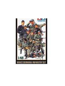 タミヤ 1/48 ミリタリーミニチュアシリーズ No.12 ドイツ陸軍 国防軍 歩兵チーム 3251 ...